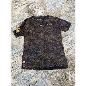 knickerbocker nyc ltd. edt. 23 Gold Black Army Skater shirt Adult Size XL